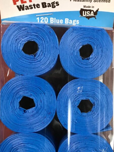 Clean-up Cored Roll Scented Refill Bags (Blue) - 120 Count