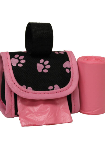 Waste Bag Dispenser - Pink Paws