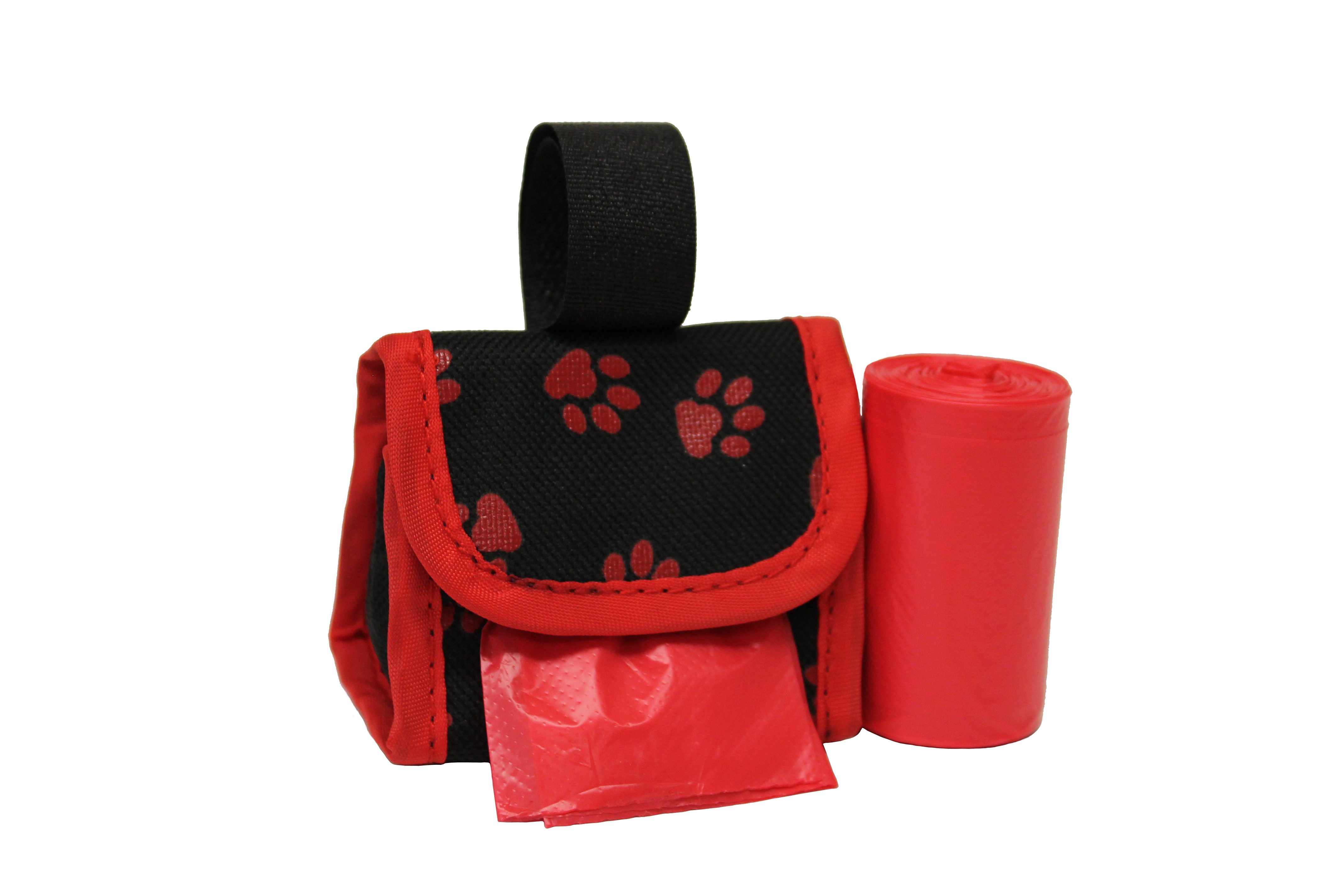 Waste Bag Dispenser Red Paws