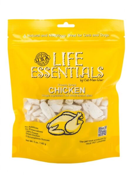 Life Essentials Freeze Dried Chicken, 5oz. Bag