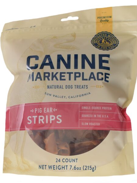 CANINE MARKETPLACE PIG EAR STRIPS