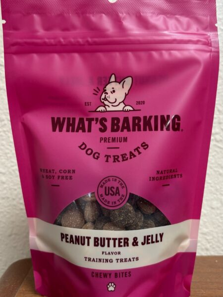 Peanut Butter & Jelly Chewy Bites Training Treats 6oz