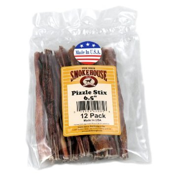 Beef Pizzle Sticks 6.5" 12 Pack